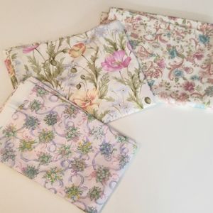 Sweet floral fabric bundle 6 yards total cotton material quilting crafts